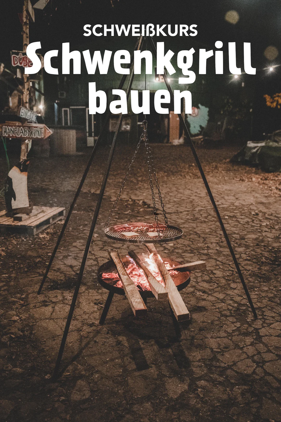 Schweißkurs-Werkstück: Schwenkgrill